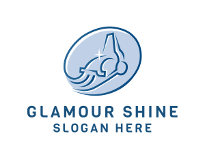 Vacuum Cleaning Shine logo design