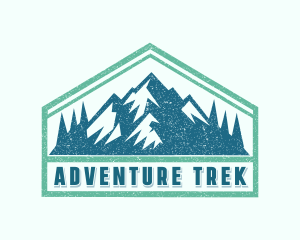 Trekking Hiking Mountain logo
