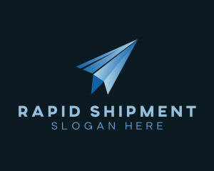 Courier Logistics Plane  logo design