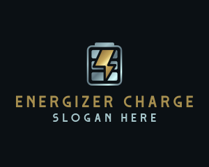 Lightning Battery Charge logo design