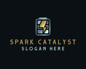 Lightning Battery Charge logo design