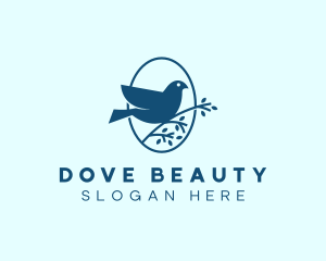 Nature Dove Bird logo design