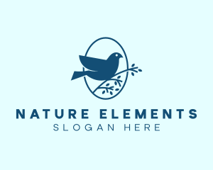 Nature Dove Bird logo design