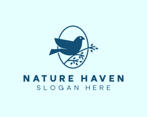 Nature Dove Bird logo design