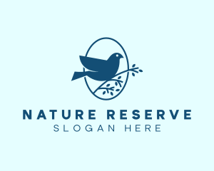 Nature Dove Bird logo design