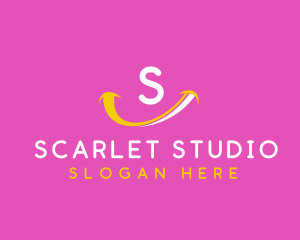 Swoosh Smile Studio logo design