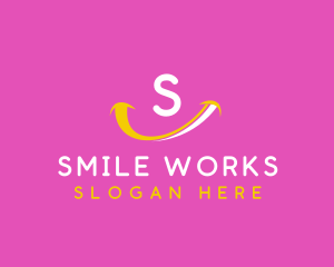 Swoosh Smile Studio logo design