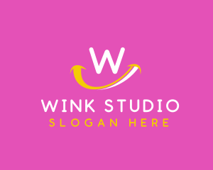 Swoosh Smile Studio logo design