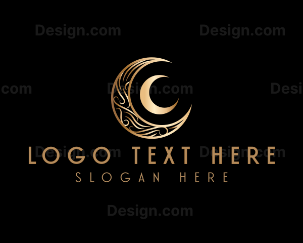 Luxury Boutique Moon Logo