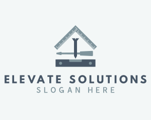 House Construction Tools logo design