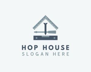 House Construction Tools logo design