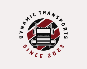 Highway Freight Truck logo design