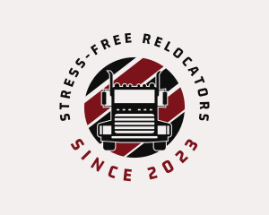 Highway Freight Truck logo design