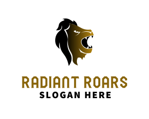 Wild Lion Roar  logo design