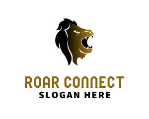 Wild Lion Roar  logo design