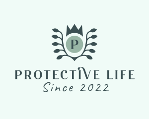 Security Protection Crown logo design