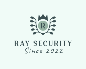 Security Protection Crown logo design