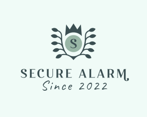 Security Protection Crown logo design