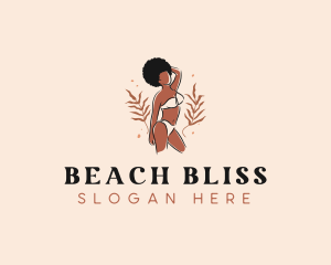 Body Bikini Lady logo design