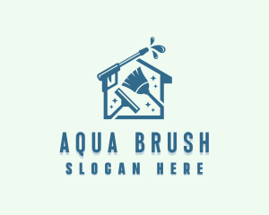 Pressure Washing Sanitation logo design