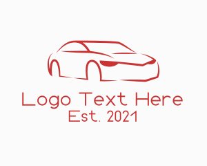 Red Luxury Car  logo