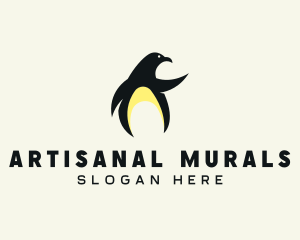 Penguin Bird logo design