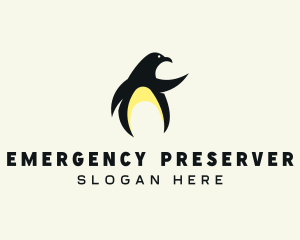 Penguin Bird logo design