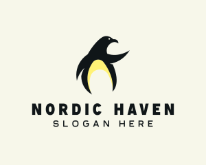 Penguin Bird logo design