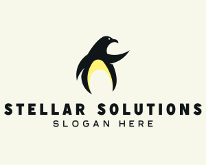 Penguin Bird logo design