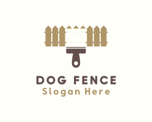 Home Fence Paintbrush logo