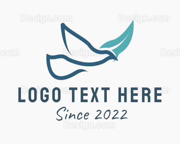 Religious Holy Dove Logo