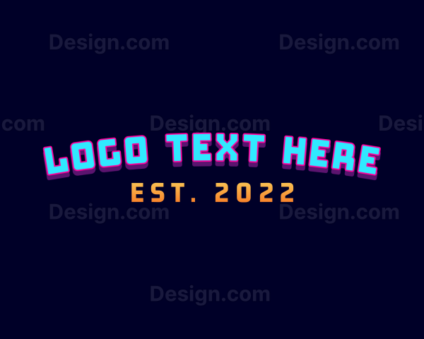 Futuristic Cyber Gaming Logo