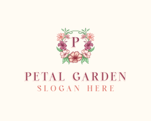 Flower Petal Gardening logo design