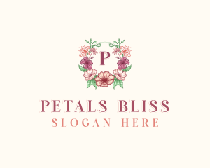 Flower Petal Gardening logo design