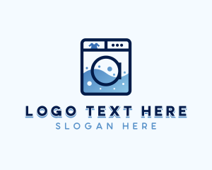 Clothes Washer Laundromat logo