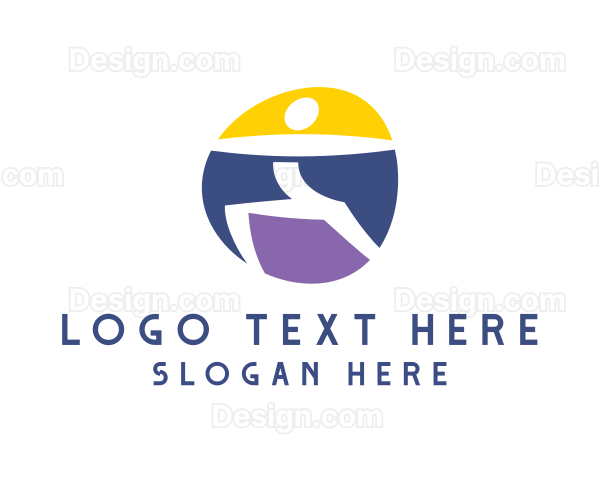 Yoga Fitness Workout Logo