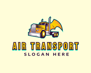 Truck Wings Vehicle logo design