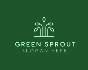 Eco Green Plant logo design