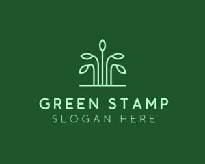 Eco Green Plant logo design