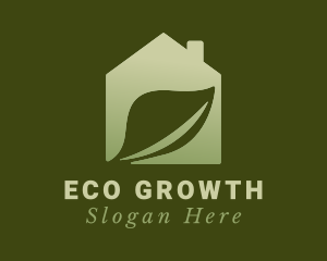 Gardening Leaf Greenhouse logo design