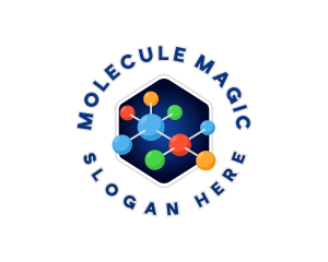 Science Laboratory Molecule logo design