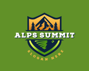 Summit Mountain Peak logo design