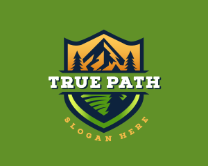 Summit Mountain Peak logo design