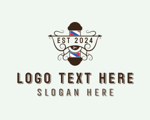 Grooming Barber Haircut Logo