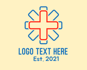 Medical Cross Asterisk logo