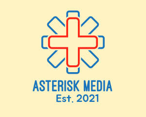 Medical Cross Asterisk logo