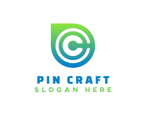 Professional Generic Letter C Pin logo