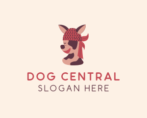 Hip Hop Dog Bandana  logo design