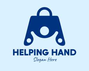 Hand Bag Person  logo design