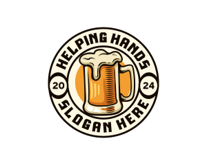 Craft Beer Brewery Bar Logo